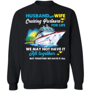 Husband And Wife Cruising Partners For Life Ship Shirt