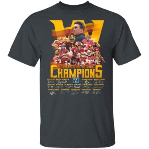 Washington Redskins Football 2020 NFC East Division Champions Signatures Shirt