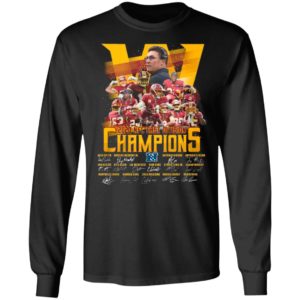 Washington Redskins Football 2020 NFC East Division Champions Signatures Shirt