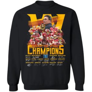 Washington Redskins Football 2020 NFC East Division Champions Signatures Shirt