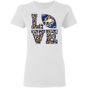 Love Buffalo Bills Football Leopard Shirt