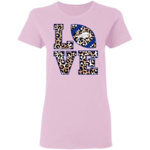 Love Buffalo Bills Football Leopard Shirt