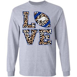 Love Buffalo Bills Football Leopard Shirt