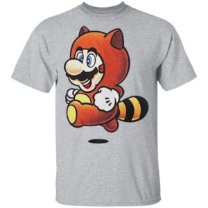 Tanooki Mario Super Mario Bros shirt
