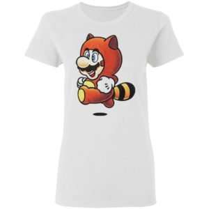 Tanooki Mario Super Mario Bros shirt