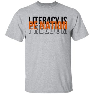 Pe Nation Literacy Is Freedom David Jones Shirt
