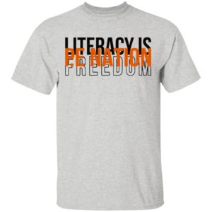 Pe Nation Literacy Is Freedom David Jones Shirt