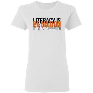 Pe Nation Literacy Is Freedom David Jones Shirt