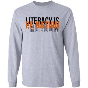 Pe Nation Literacy Is Freedom David Jones Shirt
