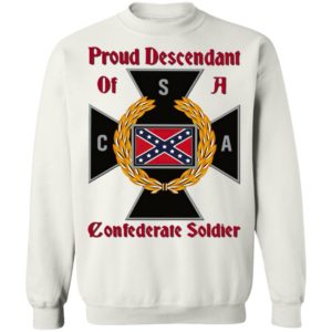 Nice CNA Proud Descendant Of A Confederate Soldier shirt