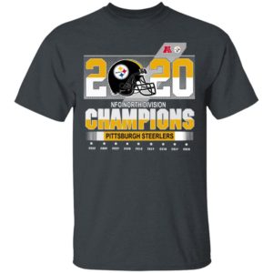Pittsburgh Steelers Nfc North Division Champions 2002-2020 Shirt