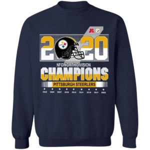 Pittsburgh Steelers Nfc North Division Champions 2002-2020 Shirt