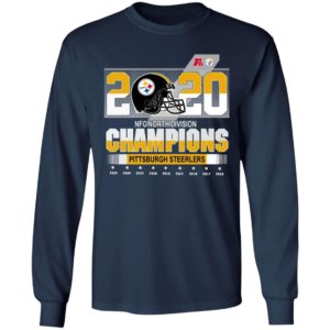 Pittsburgh Steelers Nfc North Division Champions 2002-2020 Shirt