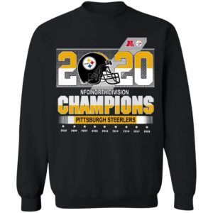 Pittsburgh Steelers Nfc North Division Champions 2002-2020 Shirt