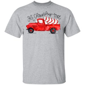 Truck Red Oh Christmas Tree Shirt