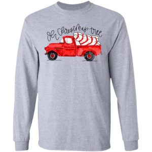 Truck Red Oh Christmas Tree Shirt