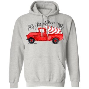 Truck Red Oh Christmas Tree Shirt
