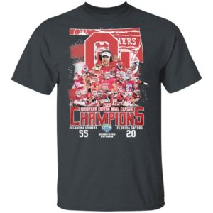 Oklahoma Sooners Florida Gators 2020 Goodyear Cotton Bowl Classic Champions Shirt