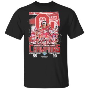 Oklahoma Sooners Florida Gators 2020 Goodyear Cotton Bowl Classic Champions Shirt