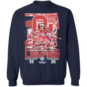 Oklahoma Sooners Florida Gators 2020 Goodyear Cotton Bowl Classic Champions Shirt