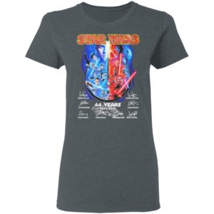 Star Wars 44 years 1977 2021 signatures shirt