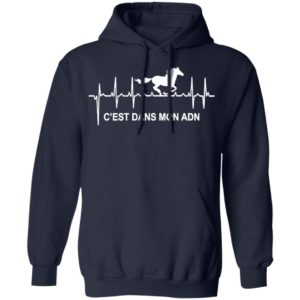 Heartbeat Horse C’Est Dans Mon Adn Shirt