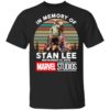 In Memory Of Stan Lee November 12 2018 Marvel Studios Signature Retro Shirt