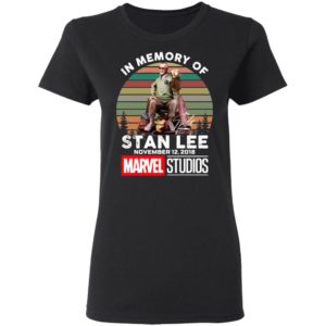 In Memory Of Stan Lee November 12 2018 Marvel Studios Signature Retro Shirt