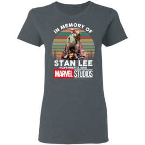 In Memory Of Stan Lee November 12 2018 Marvel Studios Signature Retro Shirt