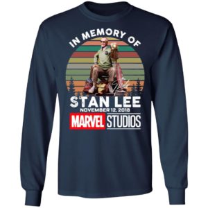 In Memory Of Stan Lee November 12 2018 Marvel Studios Signature Retro Shirt