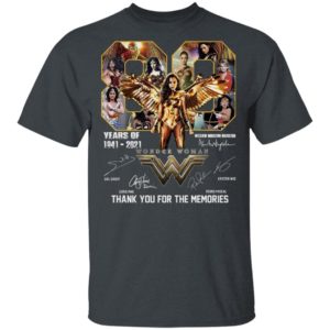 80 Years Of 1941-2021 Thank You For The Memories Shirt