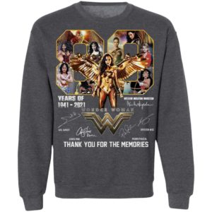 80 Years Of 1941-2021 Thank You For The Memories Shirt