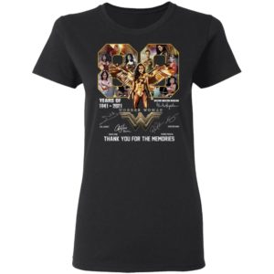 80 Years Of 1941-2021 Thank You For The Memories Shirt