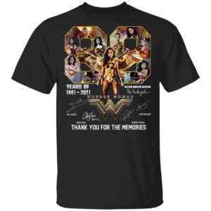 80 Years Of 1941-2021 Thank You For The Memories Shirt