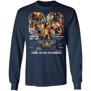 80 Years Of 1941-2021 Thank You For The Memories Shirt