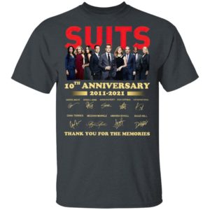Suits 9th Anniversary 2011 2020 Thank You For The Memories Signatures Shirt