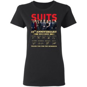 Suits 9th Anniversary 2011 2020 Thank You For The Memories Signatures Shirt