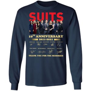 Suits 9th Anniversary 2011 2020 Thank You For The Memories Signatures Shirt