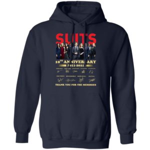 Suits 9th Anniversary 2011 2020 Thank You For The Memories Signatures Shirt