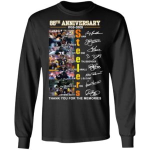 Steelers 88th Anniversary 1933-2021 Thank You For The Memories Shirt