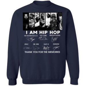 I Am Hip Hop Thank You For The Memories Signatures Shirt