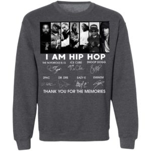 I Am Hip Hop Thank You For The Memories Signatures Shirt