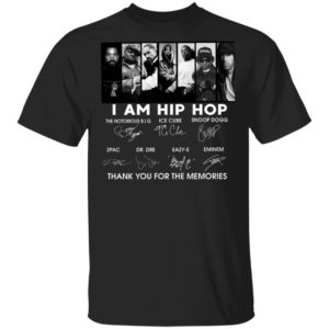 I Am Hip Hop Thank You For The Memories Signatures Shirt I Am Hip Hop Thank You For The Memories Signatures Shirt