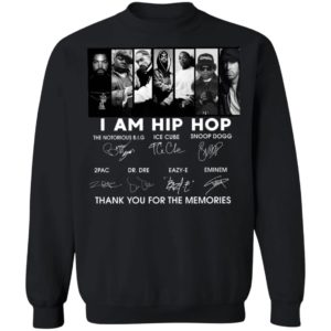 I Am Hip Hop Thank You For The Memories Signatures Shirt
