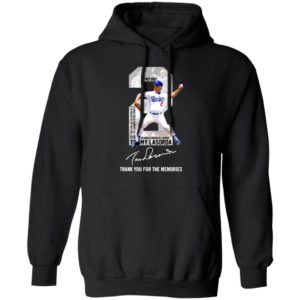 2 Tommy Lasorda Los Angeles Dodgers Thank You For The Memories Signature Shirt