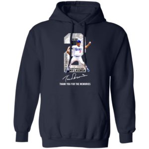 2 Tommy Lasorda Los Angeles Dodgers Thank You For The Memories Signature Shirt