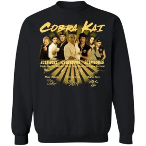 Cobra Kai 2018 2021 03 Season 30 Episodes Thank You For The Memories Signatures Shirt