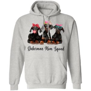 Doberman Mom Squad Flower Shirt