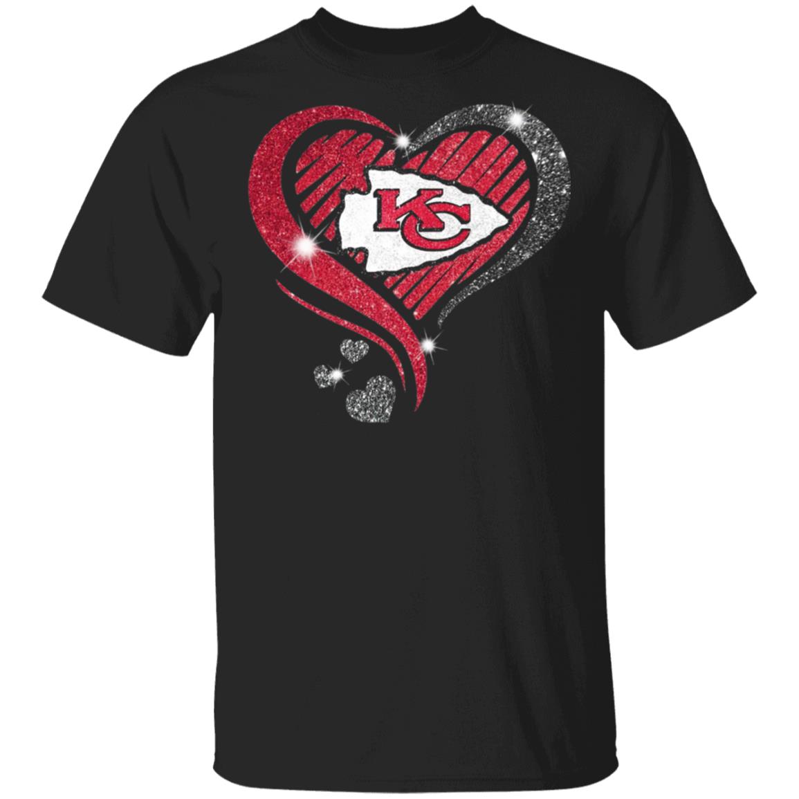 Heart Diamond Kansas City Chiefs Super Bowl Champions Shirt