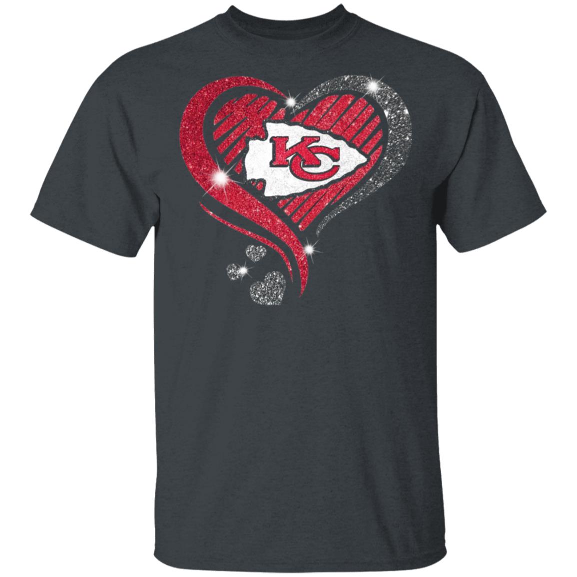 Heart Diamond Kansas City Chiefs Super Bowl Champions Shirt